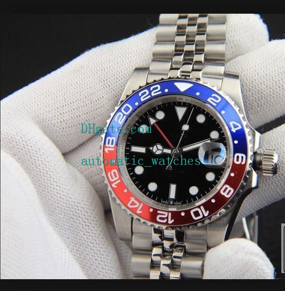 men's luxury 40mm automatic mechanical watches 116710 116713 116718 116719 gmt ceramic bezel sapphire glass jubilee bracelet, Slivery;brown
men's luxury 40mm automatic mechanical watches 116710 116713 116718 116719 gmt ceramic bezel sapphire glass jubilee bracelet, Slivery;brown