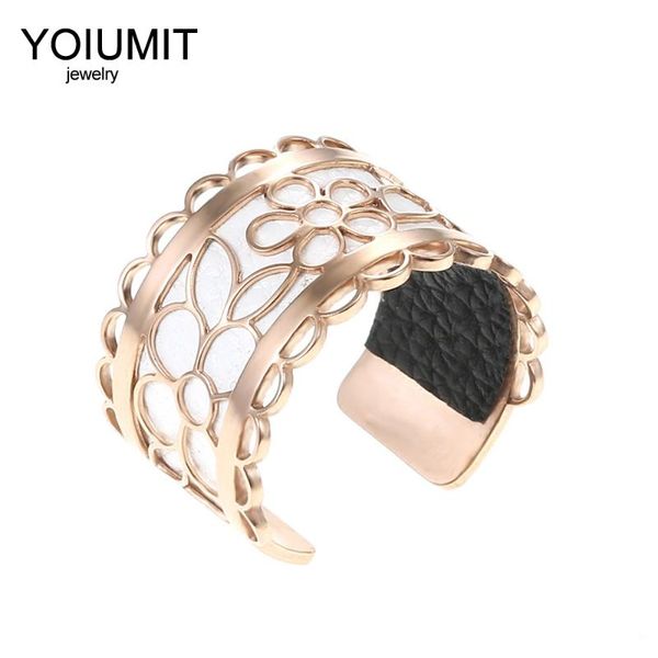 cremo rose gold georgette cuff rings for women jewelry stainless steel bague femme interchangeable leather rings, Golden;silver
cremo rose gold georgette cuff rings for women jewelry stainless steel bague femme interchangeable leather rings, Golden;silver