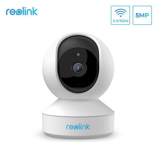 mini cameras reolink home security camera 5mp ptz 2.4g/5g wifi 2-way audio slot indoor ip e1 zoom