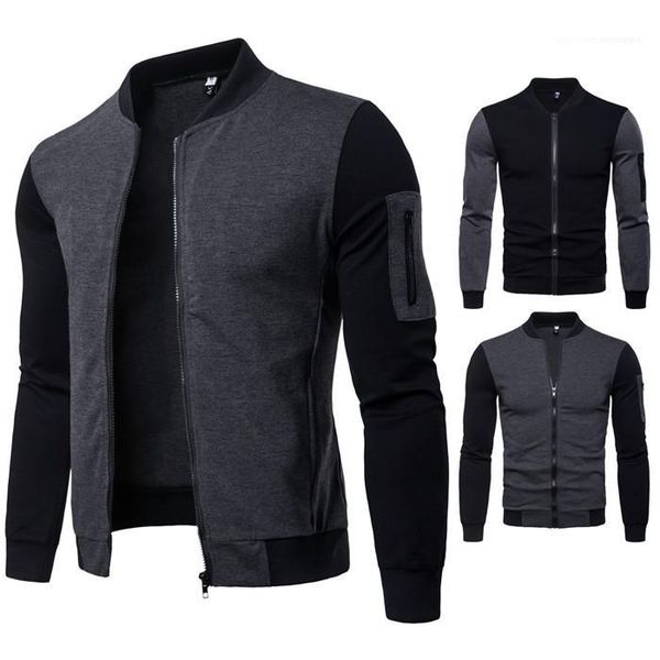 sleeve solid colot slim zipper casual apparel mens autumn desinger jackets crew neck new style long, Black;brown
sleeve solid colot slim zipper casual apparel mens autumn desinger jackets crew neck new style long, Black;brown
