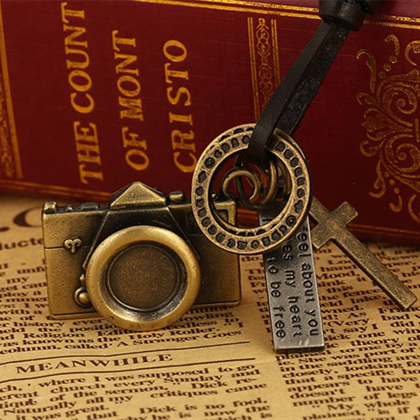 new leather pendant necklace fashion necklaces camera pendants rope chain for christmas party gifts xl1065, Silver
new leather pendant necklace fashion necklaces camera pendants rope chain for christmas party gifts xl1065, Silver