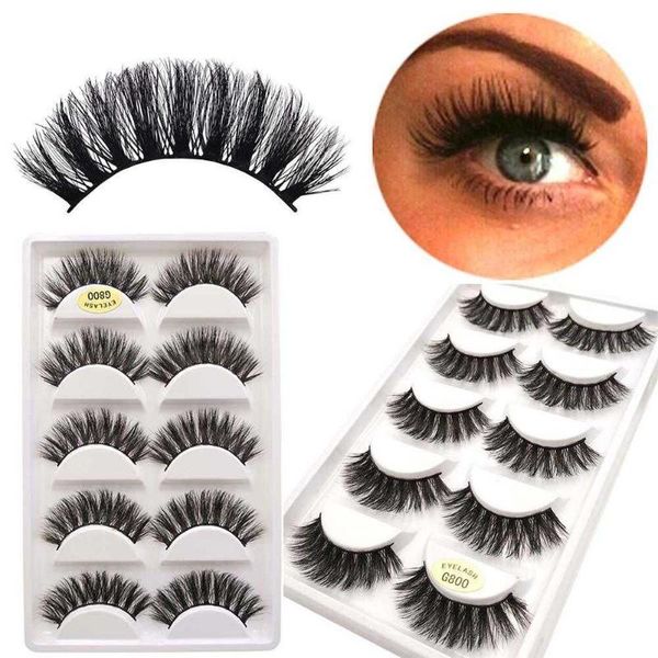 false eyelashes 5 pairs natural thick long fake lashes handmade 3d mink extension eyelash for eye beauty makeup tools
false eyelashes 5 pairs natural thick long fake lashes handmade 3d mink extension eyelash for eye beauty makeup tools