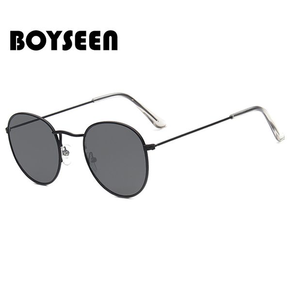 boyseen new sunglasses trend round frame sunglasses colorful reflective 3447x, White;black
boyseen new sunglasses trend round frame sunglasses colorful reflective 3447x, White;black