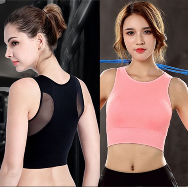 women seamless sports bra full cup shockproof paded push up sportswear vest style ladies gym fitness yoga sports tank top, White;black
women seamless sports bra full cup shockproof paded push up sportswear vest style ladies gym fitness yoga sports tank top, White;black