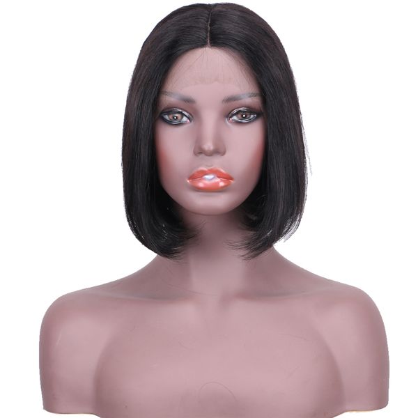 13x4 short lace front human hair wigs 8 inch brazilian straight bob wig pre plucked with baby hair frontal wigs, Black
13x4 short lace front human hair wigs 8 inch brazilian straight bob wig pre plucked with baby hair frontal wigs, Black