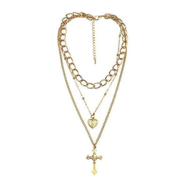 heart pendants jewelry cross necklaces for women retro style cross pendant necklace alloy chunky statement necklaces, Silver
heart pendants jewelry cross necklaces for women retro style cross pendant necklace alloy chunky statement necklaces, Silver