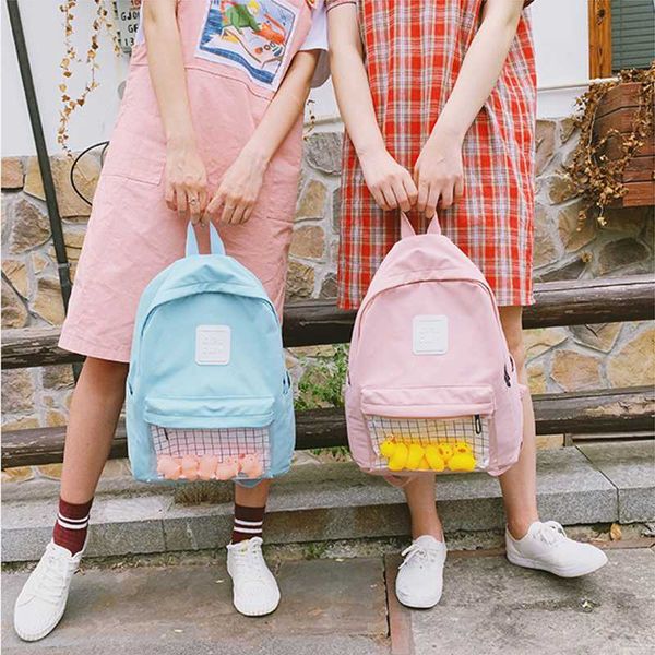 women canvas yellow duck backpack student korean 4 color clear pig school bag female transparent zipper letter cartoon backpack
women canvas yellow duck backpack student korean 4 color clear pig school bag female transparent zipper letter cartoon backpack