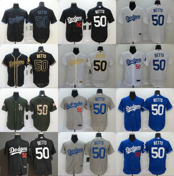 los angeles 2020 dodgers jersey 50 mookie betts baseball jersey 05, Blue;black