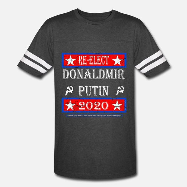 trump donaldmir putin 202 t shirt men customized tee shirt round collar outfit fit comical spring formal shirt