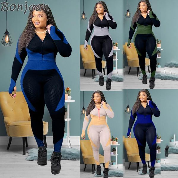 bonjean sport women two piece set long sleeve jackets high waist skinny sweatpants jogger suit tracksuit matching set outfits, Gray 
bonjean sport women two piece set long sleeve jackets high waist skinny sweatpants jogger suit tracksuit matching set outfits, Gray