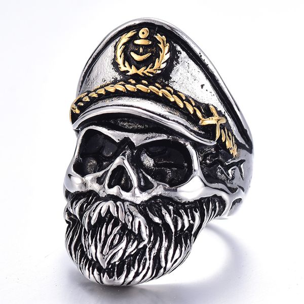 Obligation Skeleton Military Army Officer Navy Captain Skull Ring Punk Vintage Gothic Biker Hip Hop Men Women Jewelry
Obligation Skeleton Military Army Officer Navy Captain Skull Ring Punk Vintage Gothic Biker Hip Hop Men Women Jewelry