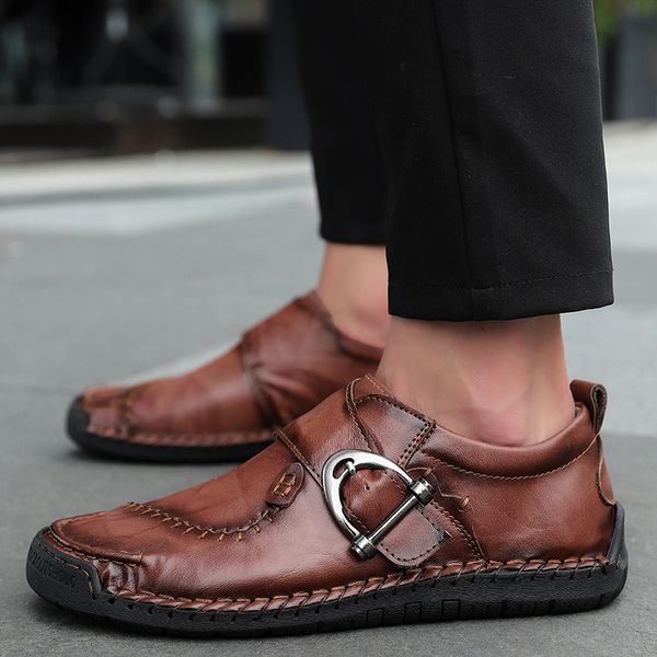 new genuine leather men's walking shoes handmade men loafers non-slip flats comfortable dress shoes big size 48
new genuine leather men's walking shoes handmade men loafers non-slip flats comfortable dress shoes big size 48