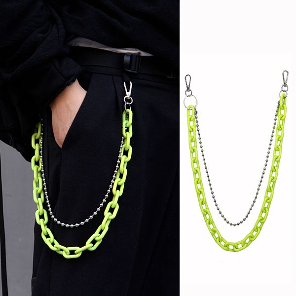 rock punk hip-hop pants chain crude keychains street cool chic style men womem acrylic trousers chain fashion jewelry, Black;brown
rock punk hip-hop pants chain crude keychains street cool chic style men womem acrylic trousers chain fashion jewelry, Black;brown