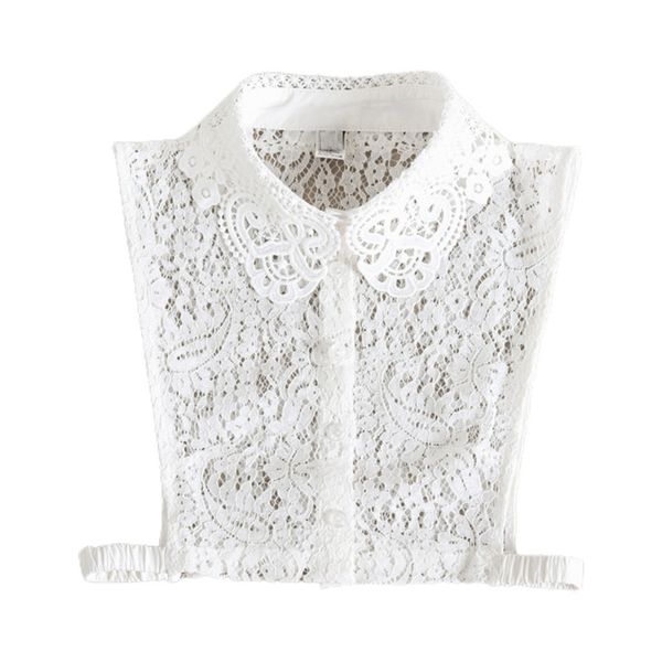 korean women girls hollow out floral lace fake collar button down detachable lapel white half shirt blouse spring sweater decora, Blue;purple
korean women girls hollow out floral lace fake collar button down detachable lapel white half shirt blouse spring sweater decora, Blue;purple
