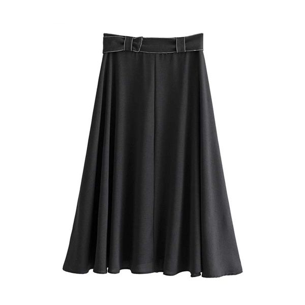 skirts herstory women elegant solid midi skirt bow tie sashes pockets buttons pleated casual a line mid calf faldas, Black
skirts herstory women elegant solid midi skirt bow tie sashes pockets buttons pleated casual a line mid calf faldas, Black