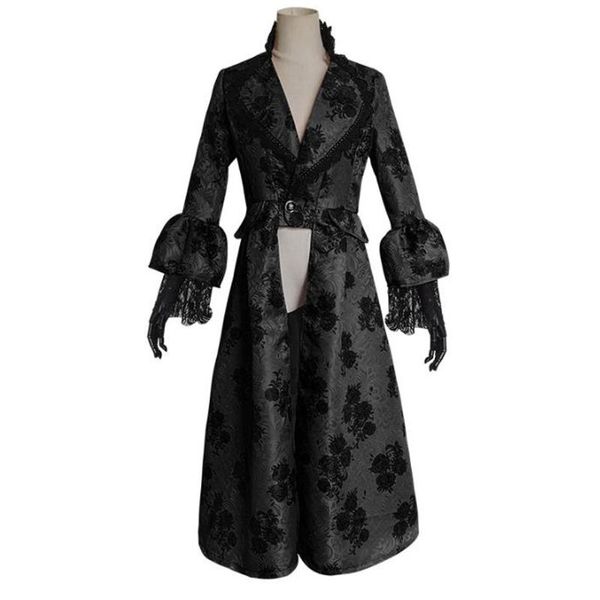 women gothic medieval vintage overcoat black coat button outwear jacket casaco feminino plus sizes retro long jacquard jacket, Black;brown
women gothic medieval vintage overcoat black coat button outwear jacket casaco feminino plus sizes retro long jacquard jacket, Black;brown