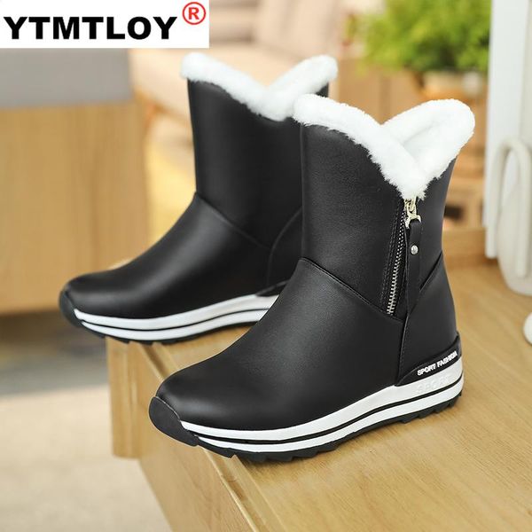 women ankle boots size 34-43 thick snow boots ankle for women winter outdoor warm shoes for, Black 
women ankle boots size 34-43 thick snow boots ankle for women winter outdoor warm shoes for, Black