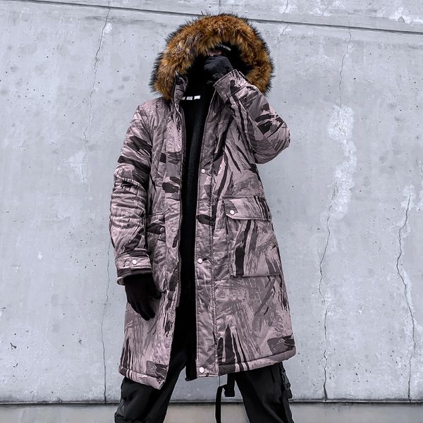 men's down & parkas 2021 hip hop men winter jacket camouflage hooded warm padded overcoat casual parka male and coat outerwear abz580, Black
men's down & parkas 2021 hip hop men winter jacket camouflage hooded warm padded overcoat casual parka male and coat outerwear abz580, Black