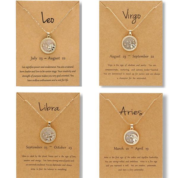 pendant necklaces 12 constellation necklace women charm jewelry gold chain zodiac sign choker men birthday gift, Silver
pendant necklaces 12 constellation necklace women charm jewelry gold chain zodiac sign choker men birthday gift, Silver