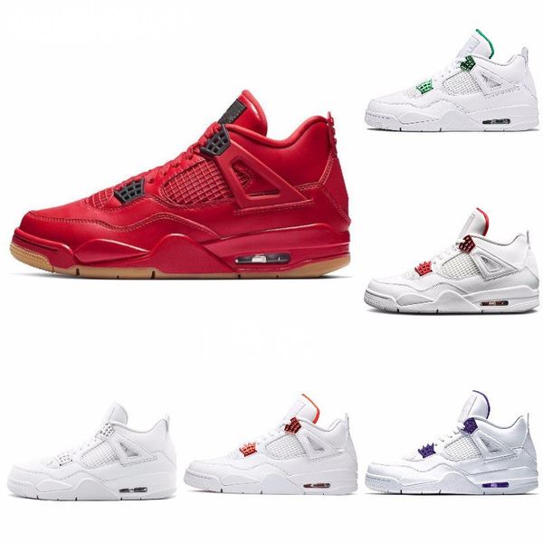 cool grey 4 pure money metallic pack men basketball shoes 4s pine green court purple university orange red sneaker j#07-408
cool grey 4 pure money metallic pack men basketball shoes 4s pine green court purple university orange red sneaker j#07-408