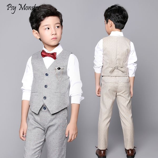 boys formal dot vest suits sets spring autumn children students performance party costume kids waistcoats pants clothes set, White
boys formal dot vest suits sets spring autumn children students performance party costume kids waistcoats pants clothes set, White