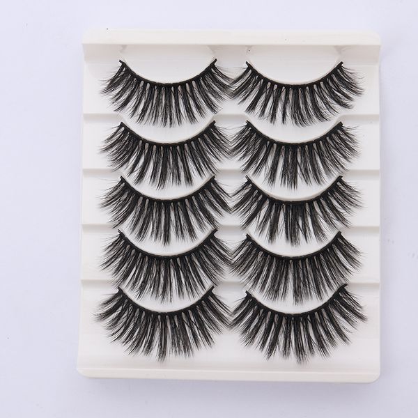 false eyelashes 5 pairs fashion 3d faux mink hair wispy fluffy dramatic eyelash natural handmade cruelty-makeup tools
false eyelashes 5 pairs fashion 3d faux mink hair wispy fluffy dramatic eyelash natural handmade cruelty-makeup tools