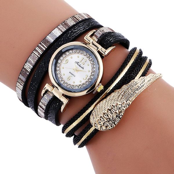 100pcs/lot new arrival wing pendant lady bracelet watch wrap around long strap leather watch for women wholesale elegance clock, Slivery;brown
100pcs/lot new arrival wing pendant lady bracelet watch wrap around long strap leather watch for women wholesale elegance clock, Slivery;brown