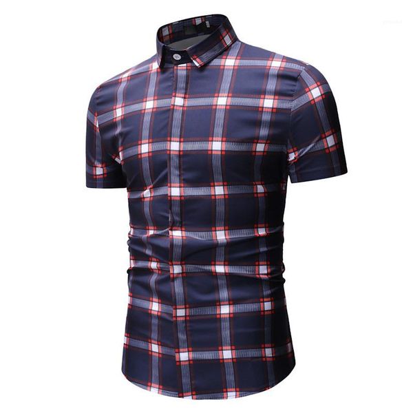 style plaid printed short sleeve tun-down collar shirts summer mens clothing 20ss mens designer shirts fashion bussiness, White;black
style plaid printed short sleeve tun-down collar shirts summer mens clothing 20ss mens designer shirts fashion bussiness, White;black