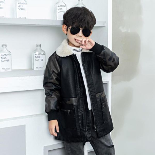 jackets autumn winter children pu camouflage print fur stictching thicker warm outerwear for boy modis kids y3319, Blue;gray
jackets autumn winter children pu camouflage print fur stictching thicker warm outerwear for boy modis kids y3319, Blue;gray