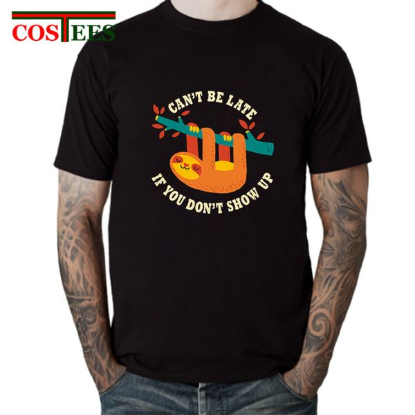 funny sloth logic t shirt men comic cute sloth can't be late if you don't show up t-shirt tee kawaii lazy sloth tshirt boy
funny sloth logic t shirt men comic cute sloth can't be late if you don't show up t-shirt tee kawaii lazy sloth tshirt boy