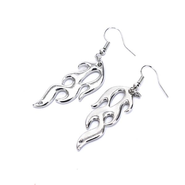 1pair hip hop flame earrings streetwear fashion punk style earrings for women men party jewelry, Silver
1pair hip hop flame earrings streetwear fashion punk style earrings for women men party jewelry, Silver