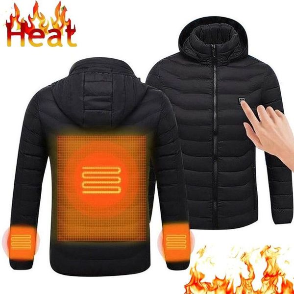 men's down & parkas waterproof heated winter warm electric usb men jacket infrared smart outdoor heating hooded thermal coat, Black
men's down & parkas waterproof heated winter warm electric usb men jacket infrared smart outdoor heating hooded thermal coat, Black