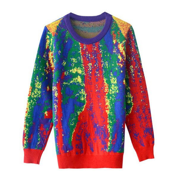 Men&women Knit Sweater Contrasting Camouflage Color Matching Round Neck Pullover Long Sleeve Men and Women Autumn Sweater Free Shipping
Men&women Knit Sweater Contrasting Camouflage Color Matching Round Neck Pullover Long Sleeve Men and Women Autumn Sweater Free Shipping