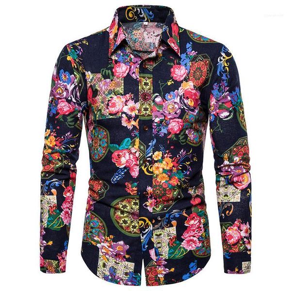 down collar cardigan mens autumn casual mens apparel floral printed mens designer shirts turn, White;black
down collar cardigan mens autumn casual mens apparel floral printed mens designer shirts turn, White;black