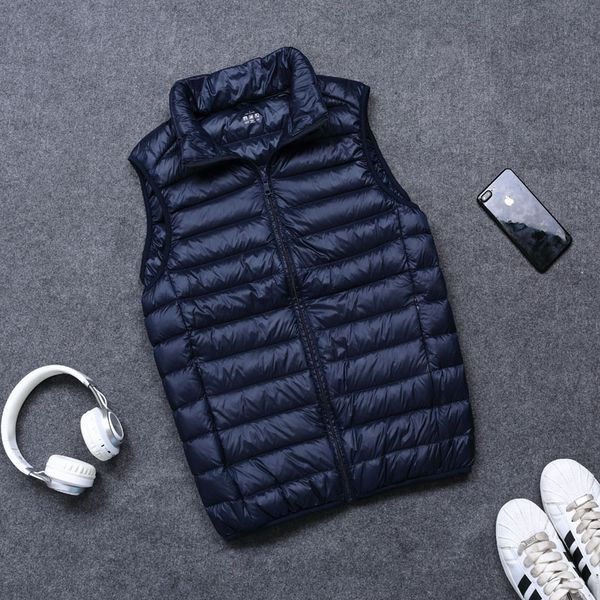 down coat vests thin sleeveless vest waistcoat stand collar jacket plus size autumn and winter ultra thin outerwear for men, Black;white
down coat vests thin sleeveless vest waistcoat stand collar jacket plus size autumn and winter ultra thin outerwear for men, Black;white