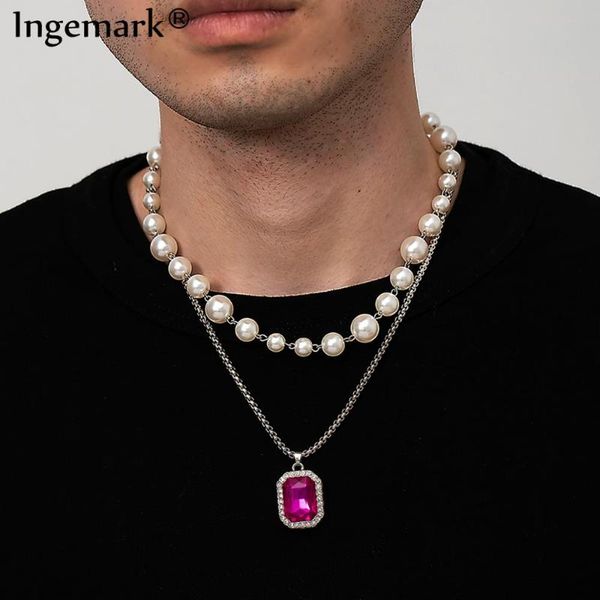 fashion purple crystal pendant necklace women bling rhinestone pearl chunky necklace exquisite luxury jewelry gift, Silver
fashion purple crystal pendant necklace women bling rhinestone pearl chunky necklace exquisite luxury jewelry gift, Silver