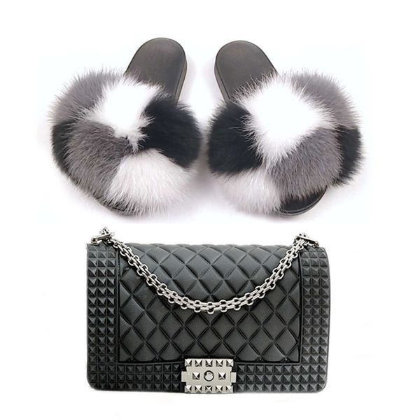 shoes woman fur slippers colorful bags sets 2020 summer fashion non-slip all-match shoes daily ladies footwears 35-45, Black
shoes woman fur slippers colorful bags sets 2020 summer fashion non-slip all-match shoes daily ladies footwears 35-45, Black