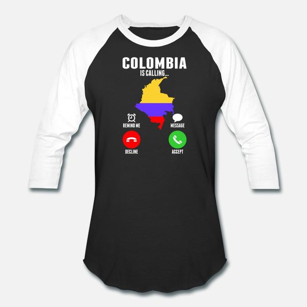 colombia is calling t shirt men designs 100% cotton o neck costume cute breathable summer style standard shirt
colombia is calling t shirt men designs 100% cotton o neck costume cute breathable summer style standard shirt