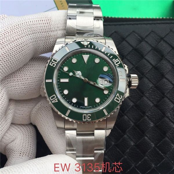 ew produces 40mm men's watch 3135 automatic movement 316l steel men's watch with close bottom wristwatches, Slivery;brown
ew produces 40mm men's watch 3135 automatic movement 316l steel men's watch with close bottom wristwatches, Slivery;brown