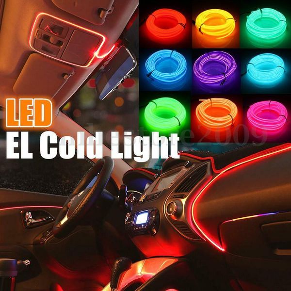 1~5m neon led light glow flat edge el wire string strip rope tube light car interior atmosphere decor lamp decorated prop
1~5m neon led light glow flat edge el wire string strip rope tube light car interior atmosphere decor lamp decorated prop