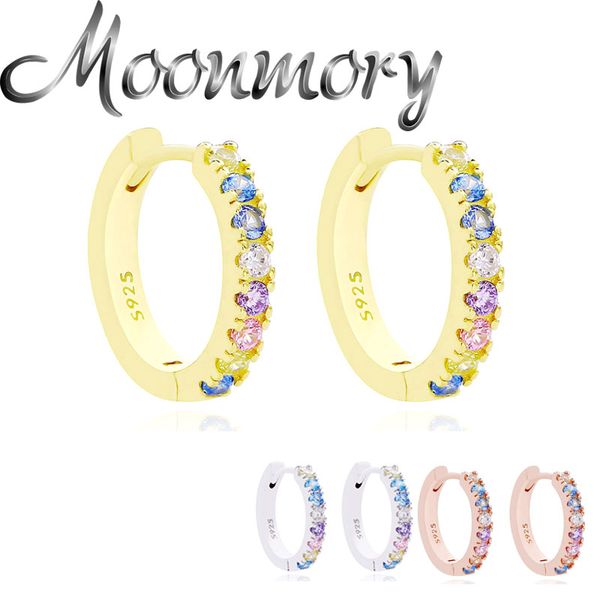 moonmory 925 sterling silver colorful full zircon hoop huggies earring for women charm rainbow cz big size round earring jewelry, Golden;silver
moonmory 925 sterling silver colorful full zircon hoop huggies earring for women charm rainbow cz big size round earring jewelry, Golden;silver