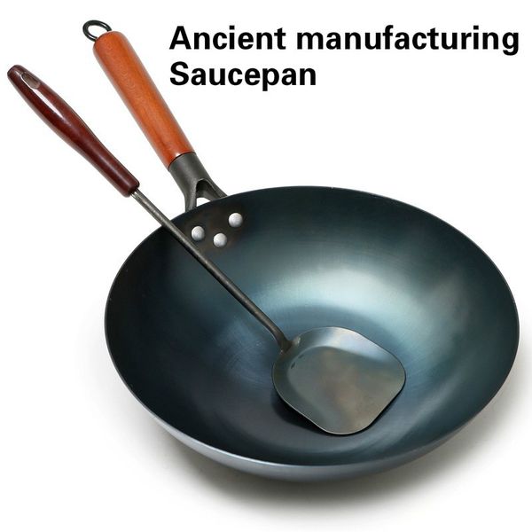 высокое качество кастрюля железный wok традиционный ручной железный wok антипригарным пан non-покрытие индукционная и газовая плита посуда
высокое качество кастрюля железный wok традиционный ручной железный wok антипригарным пан non-покрытие индукционная и газовая плита посуда