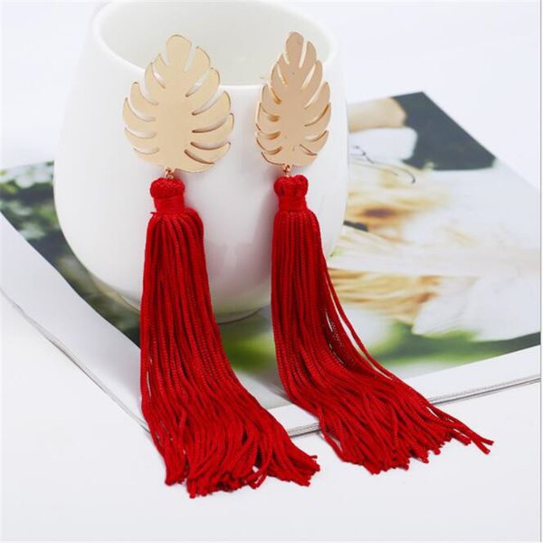 bohemia women summer beach earrings fashion designer lovely long tassel girls earring outdoor street style brand pendant studs, Golden
bohemia women summer beach earrings fashion designer lovely long tassel girls earring outdoor street style brand pendant studs, Golden