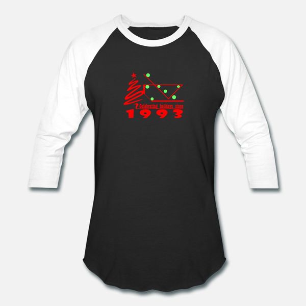 christmas red 1993 t shirt men printed tee shirt crew neck outfit fit new fashion spring kawaii shirt