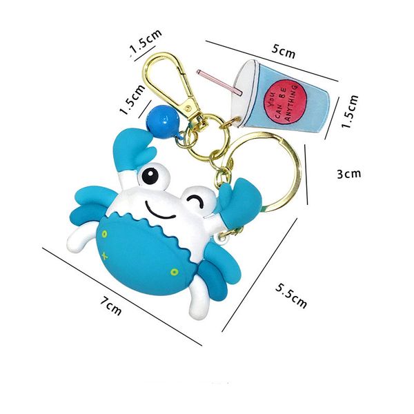 мультфильм творческий cute цепи пвх краб ключ с металлическим круг diy подвеска key chain bag висячие подарок, Black
мультфильм творческий cute цепи пвх краб ключ с металлическим круг diy подвеска key chain bag висячие подарок, Black