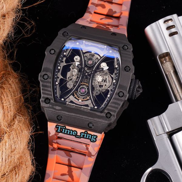 version rm53-01 skeleton dial tpt carbon fiber case japan miyota automatic movement rm53-01 mens watch rubber strap sport brand watches, Slivery;brown
version rm53-01 skeleton dial tpt carbon fiber case japan miyota automatic movement rm53-01 mens watch rubber strap sport brand watches, Slivery;brown