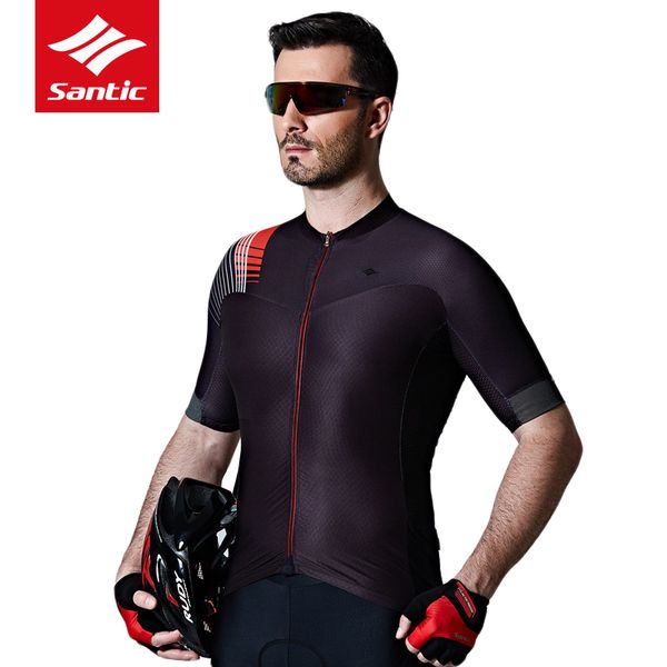 santic cycling jersey men short sleeve quick dry breathable bike bicycle road downhill racing team cycling clothes, Black;red
santic cycling jersey men short sleeve quick dry breathable bike bicycle road downhill racing team cycling clothes, Black;red