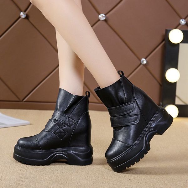 woman autumn casual boots women's ladies chunky wedge platform black patent leather white ankle boots punk goth new arrival 2020
woman autumn casual boots women's ladies chunky wedge platform black patent leather white ankle boots punk goth new arrival 2020