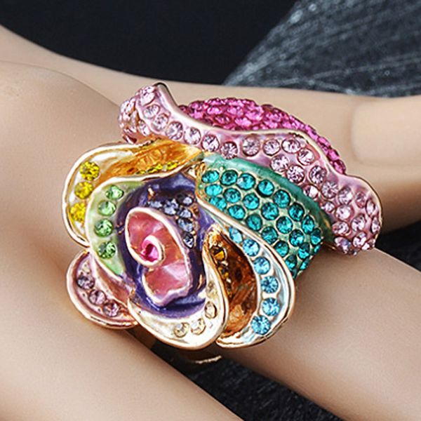 wedding rings zlxgirl jewelry colorful rose flower for women perfect metal tin alloy rhinestone finger ring, Slivery;golden
wedding rings zlxgirl jewelry colorful rose flower for women perfect metal tin alloy rhinestone finger ring, Slivery;golden