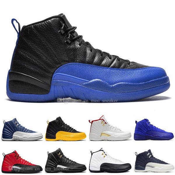 new 12 stone blue university gold reverse flu game dark concord wntr basketball shoes 12s bulls black nylon men sports sneakers trainers, White;red
new 12 stone blue university gold reverse flu game dark concord wntr basketball shoes 12s bulls black nylon men sports sneakers trainers, White;red